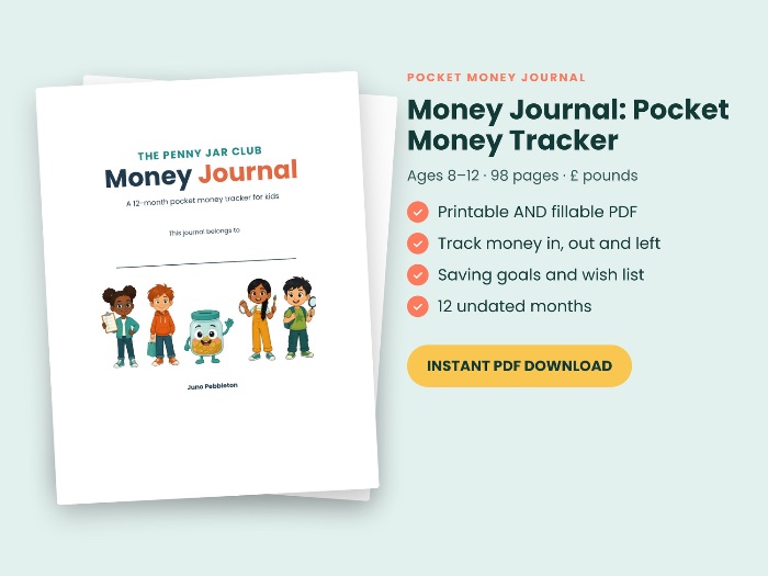 Pocket Money Journal: KS2 Financial Education Tracker