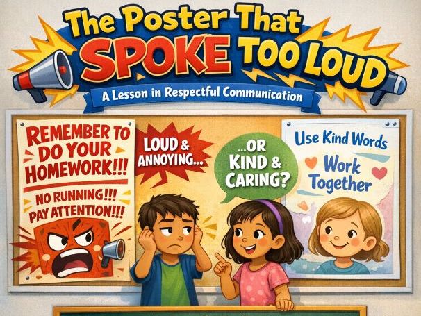 The Poster That Spoke Too Loud – About Respectful Communication