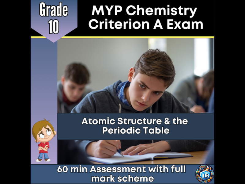 MYP Grade 10 Chemistry: Criterion A - Atomic Structure & Periodic Table - 2026