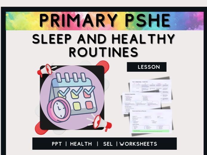 Sleep & Healthy Routines – Health & Wellbeing 2-Week Lesson Pack (Primary)