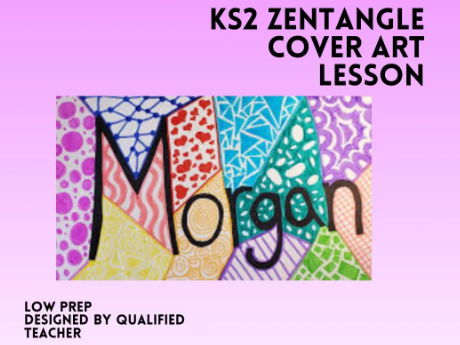KS2 Zentangle Art Lesson | Name Design