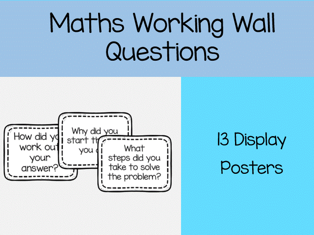 Math Talk Question Prompts | Reasoning & Discussion Cards for Number Talks, Warm-Ups & Working Wall