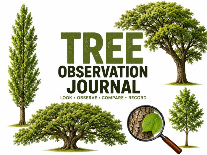 Tree Observation Journal | Nature Study & Outdoor Science Worksheets | Kindergarten–2nd Grade