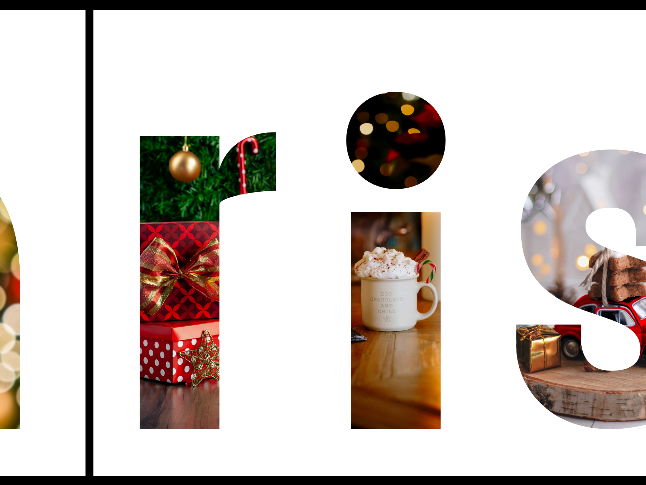 Christmas Display Letters Lowercase Mixed