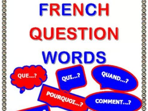 French Question Words
