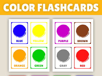Free Printable Color Flashcards Set of 30