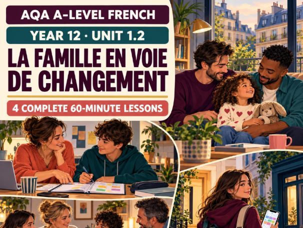 COMPLETE A level French - La famille en voie de changement - FULL SUBTHEME - 1.2 AQA
