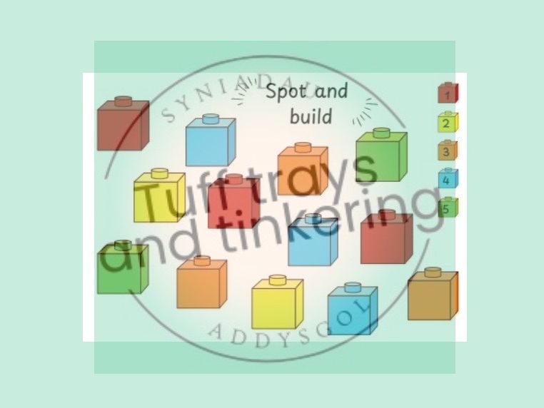 build and find tower maths early years foundation stage english