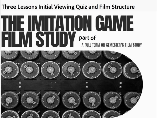 The Imitation Game 3 Lesson Film Intro