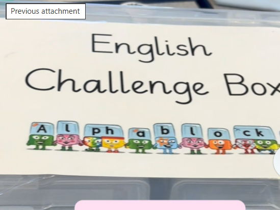 English Challenge Box