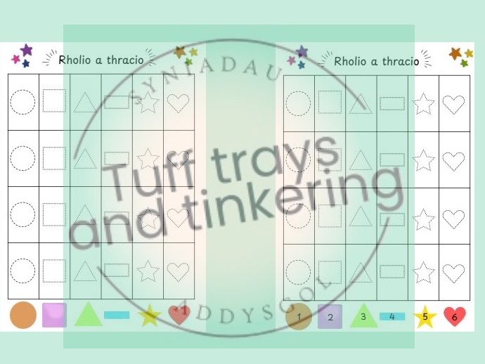 siapiau roll and draw fine motor skills mathemateg curriculum for wales foundation phase ks1 ps1