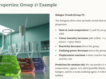 AS Level Chemistry - Unit 9.3 Chemical periodicity of other elements