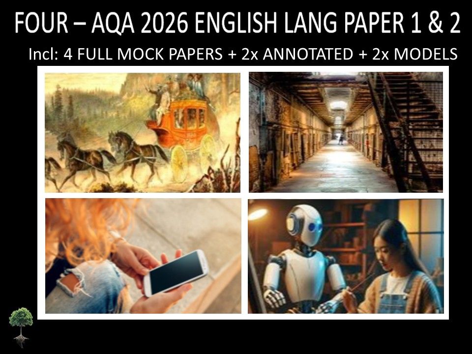 FOUR - AQA PAPER 1 & 2 | 2026 FULL MOCKS | ANNOTATED | MODELS