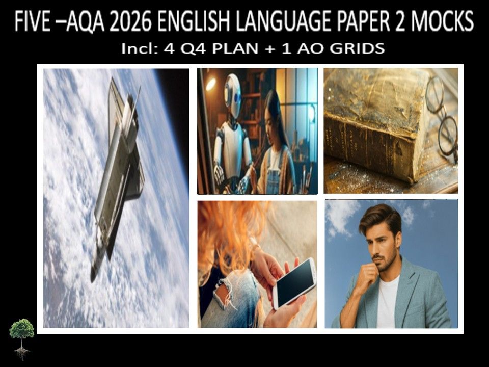 FIVE - AQA PAPER 2 | 2026 FULL MOCKS | Q4 PLAN  | AO GRIDS