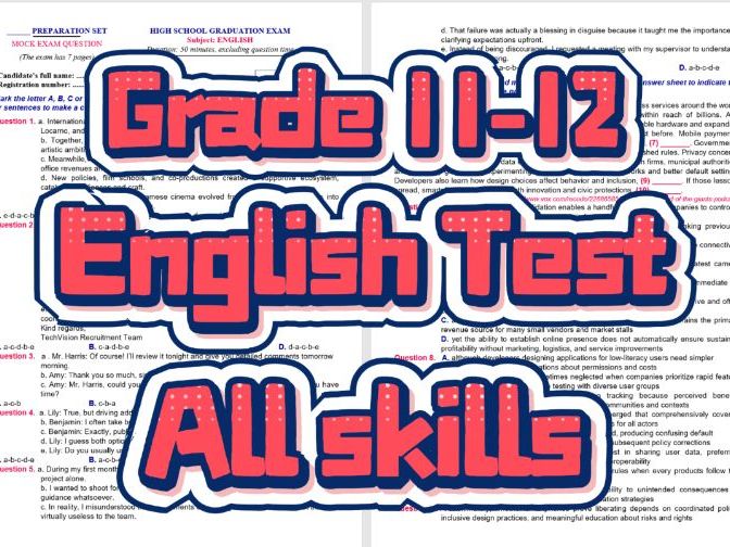 High School Graduation Mock Exam – AI Compute, Digital Nomads & Techfest (Gr 11-12)