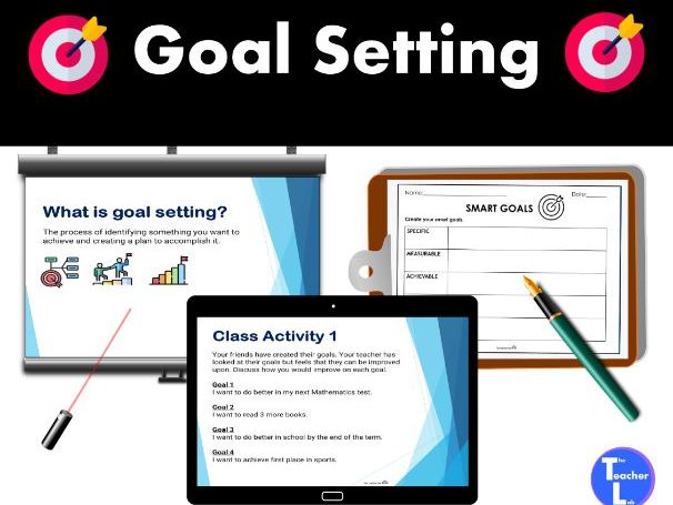 Back to School Goal Setting Lesson and Worksheets for Middle Schoolers