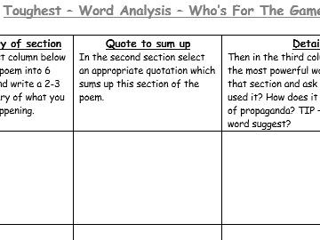 How To Analyze A Poem Worksheet - Worksheet List
