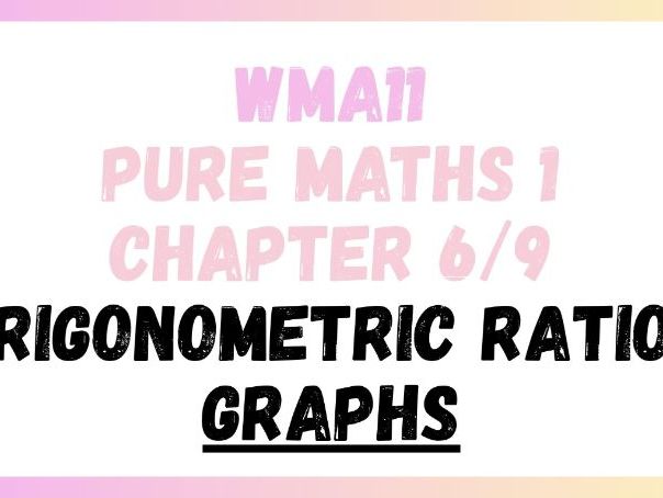 Trigonometric Graphs | IAS/IAL | Pure Maths 1 | WMA11 | Edexcel