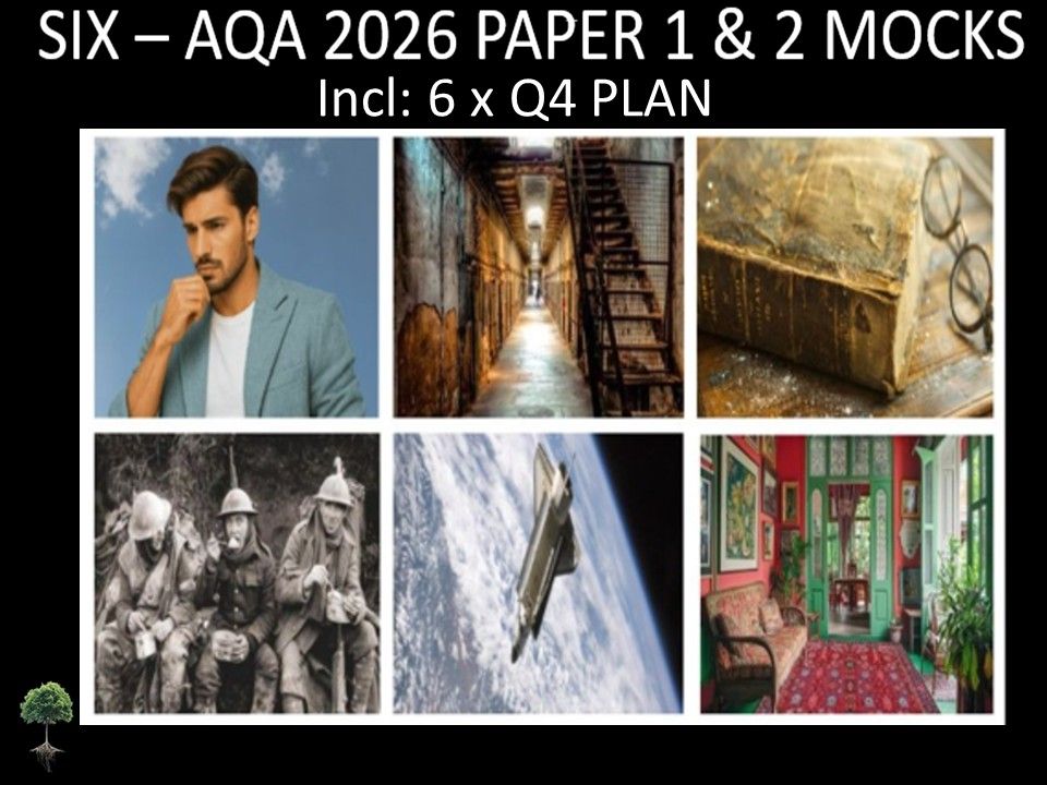SIX - AQA PAPER 1 & 2 | 2026 FULL MOCKS | Q4 PLAN