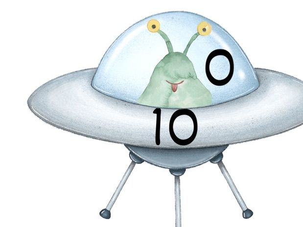 Number Bonds to 10 Space Theme