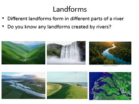 KS3 Rivers : River courses and landforms