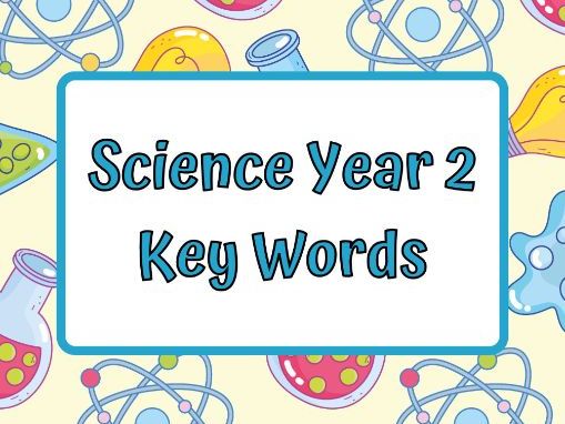Primary Science Key Vocabulary Booklet – Year 2 (UK National Curriculum)