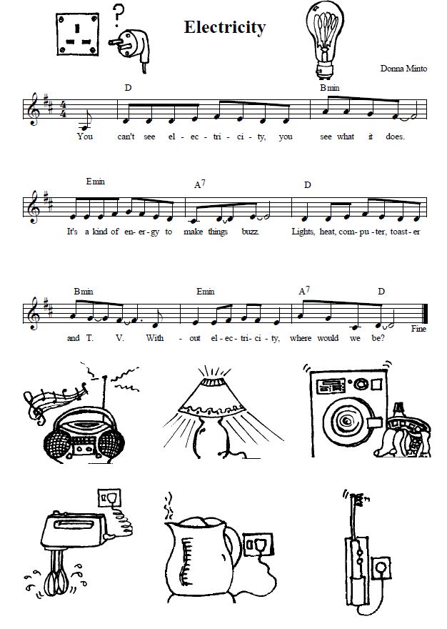 'Electricity Energy / Environment song Teaching Resources