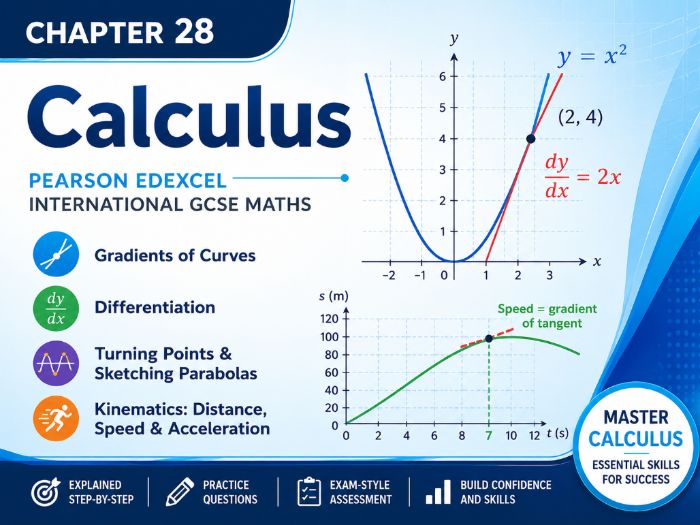 28 - Calculus Teacher Pack - Pearson Edexcel iGCSE Maths