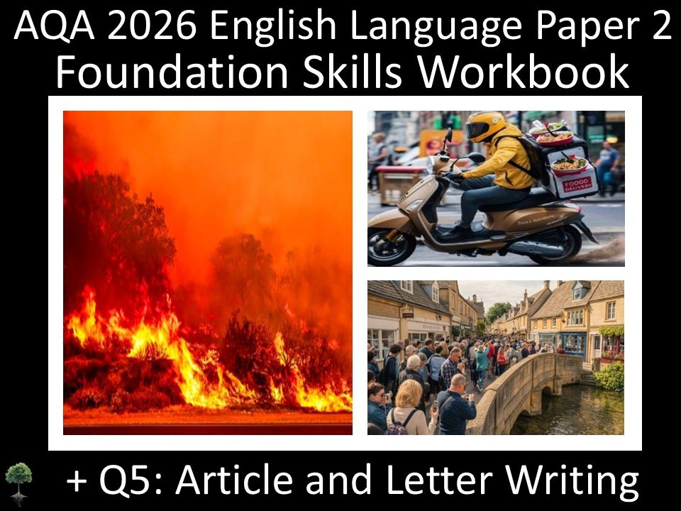 AQA 2026 English Language Paper 2: Reading + Question 5 Writing