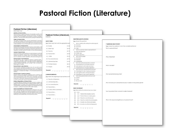 Pastoral Fiction (Literature) | Teaching Resources