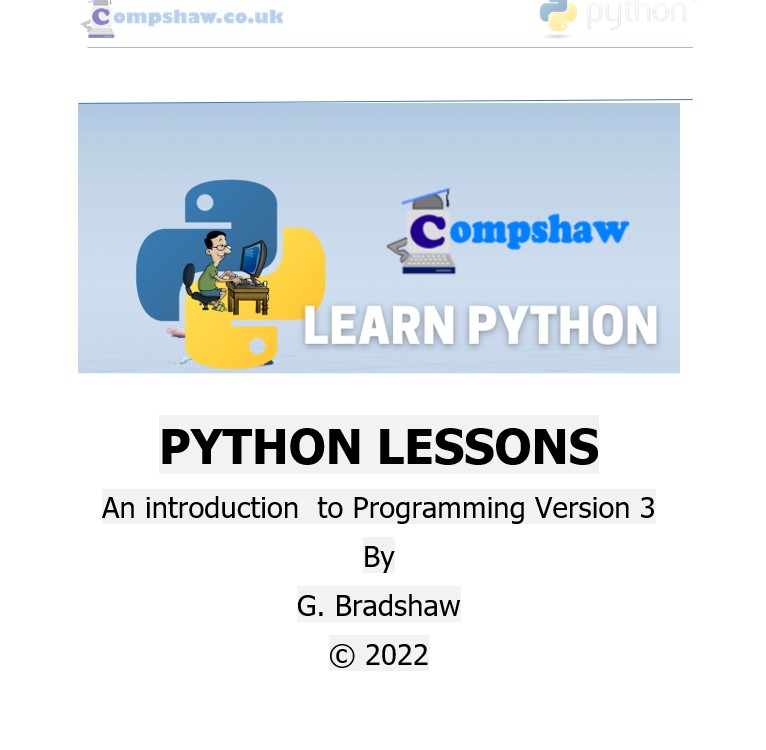 Introduction to Python (GCSE / A level) - Complete Set of Booklets ...