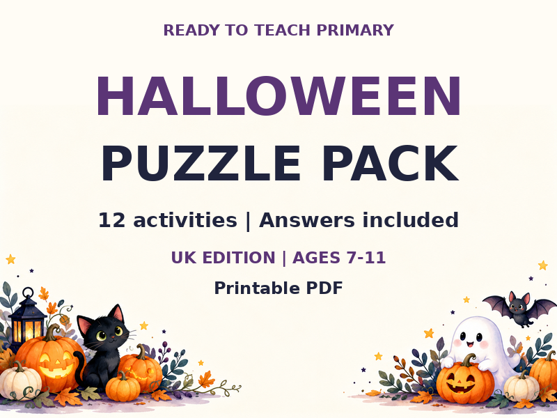 Halloween Puzzle Pack | KS2 | 12 Activities