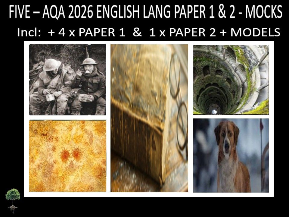 FIVE - AQA PAPER 1 & 2 | 2026 FULL MOCKS | MODELS