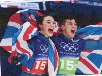 GB'S Skeleton team of 5  at the Winter Olympics