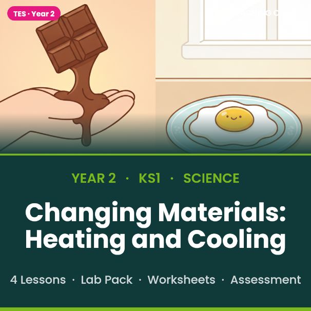 Y2 Science: Changing Materials — Heating & Cooling | Full Unit