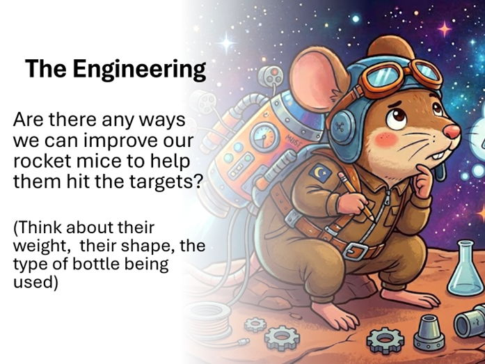 Rocket Mice Science experiment