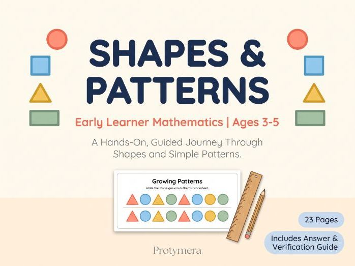 Shapes & Patterns: A Hands-On, Guided Journey through Shapes and Simple Patterns