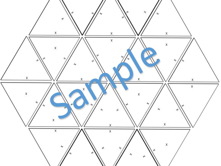 Blank Tridominoes Template