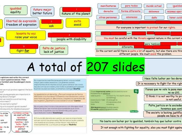 7.1 Actua ya. Module Un mundo mejor para todos. New GCSE Edexcel ...