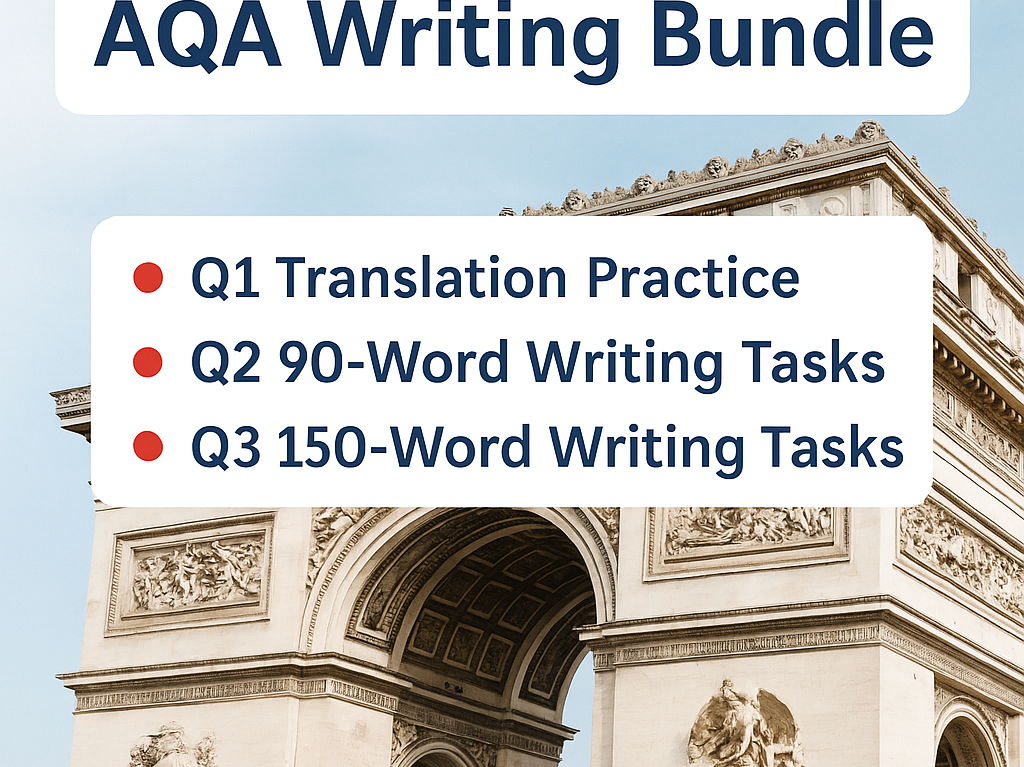 2026 GCSE French Higher AQA Writing Bundle (New Spec)