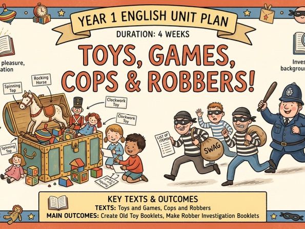 Year 1 English Unit Plan Cops and Robbers/ Toys and Games