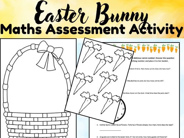 Easter / Rabbit Themed Maths Assessment Activity