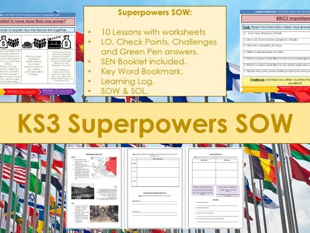 KS3 Superpowers SOW