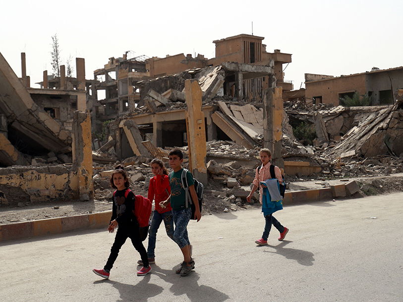 Syria: Building a school from the rubble