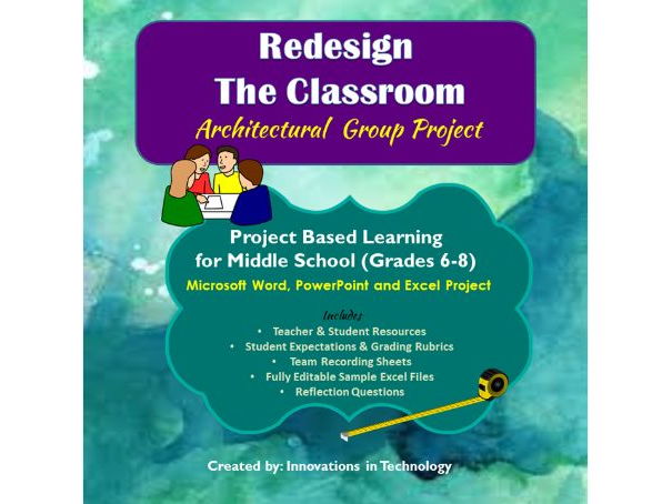 Re Design The Classroom Group Project Using Ms Word Powerpoint