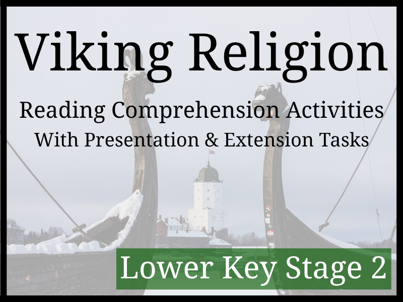 Viking Religion Reading Comprehension Activities | Year 3 & Year 4 | LKS2