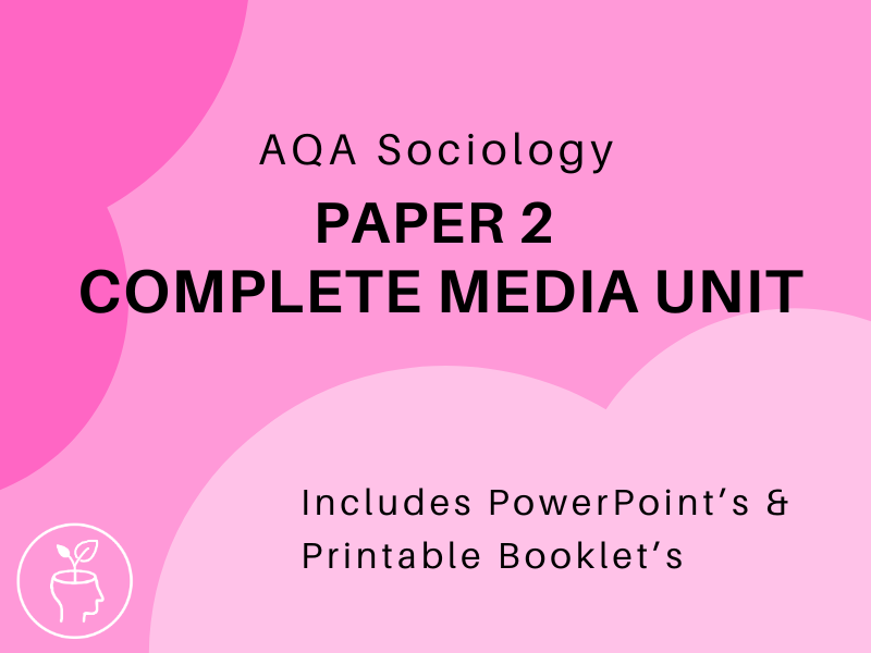 AQA A-Level Sociology: Full Media Topic
