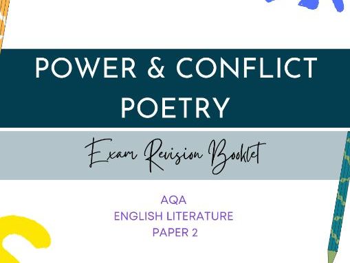 AQA Power and Conflict Poetry Exam Booklet