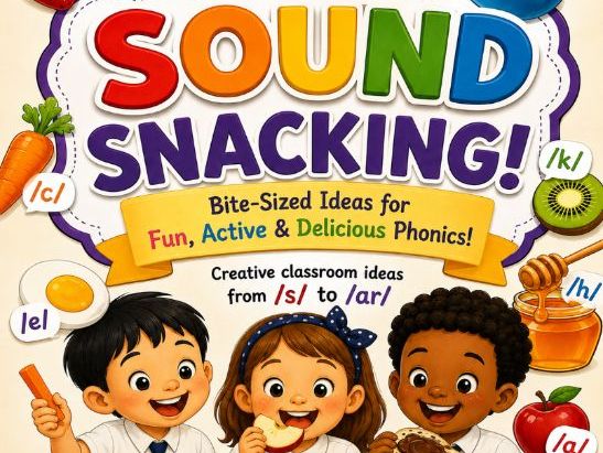 SOUND SNACKING! Bite-Sized Ideas for Fun, Active & Delicious Phonics!