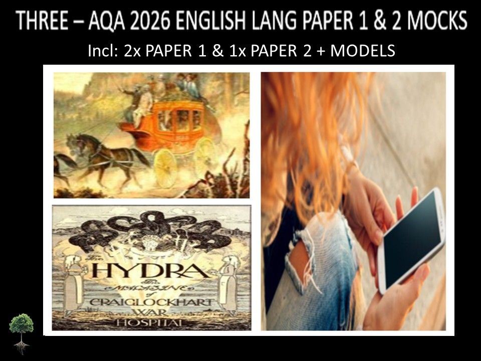 THREE - AQA PAPER 1 & 2 | 2026 FULL MOCKS | MODELS